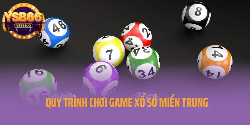 Quy trình cá cược, chơi game xổ số miền Trung YSB66